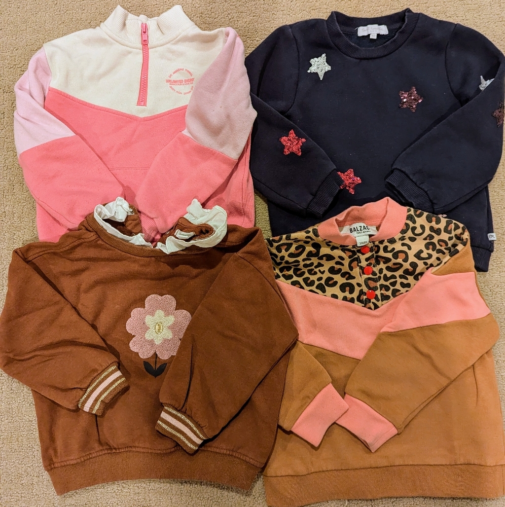 4T girl sweaters